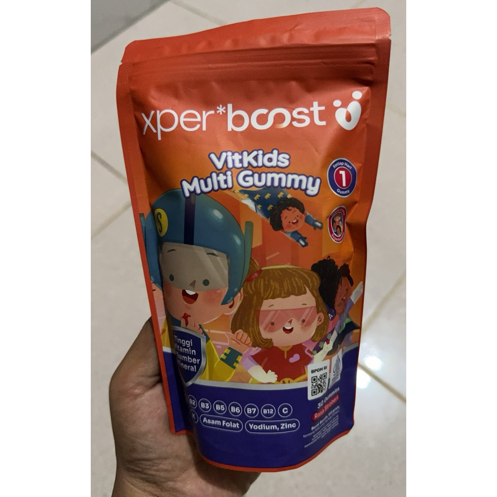 30 Gummy Multivitamin Anak VitKids dengan Vitamin B Kompleks