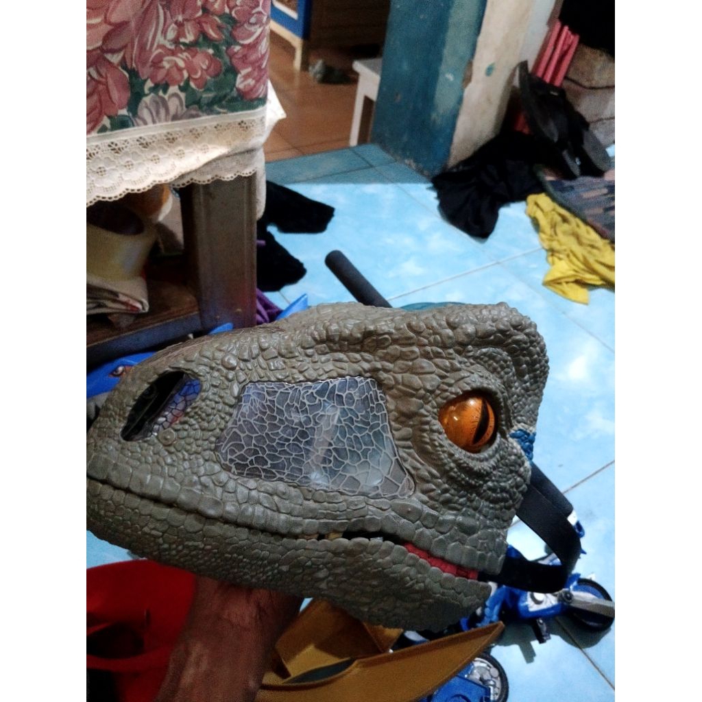 mainan topeng dino second minus