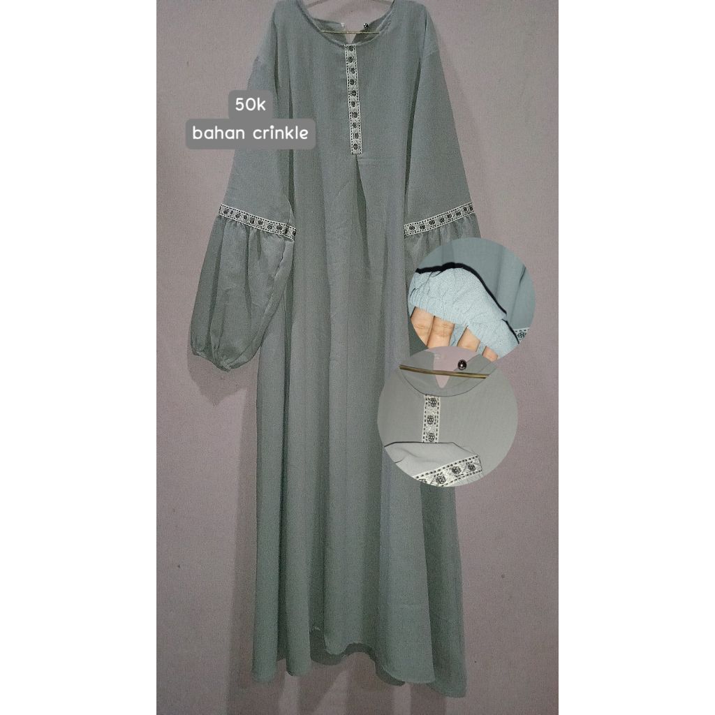 (PRELOVED) GAMIS ABAYA ABU