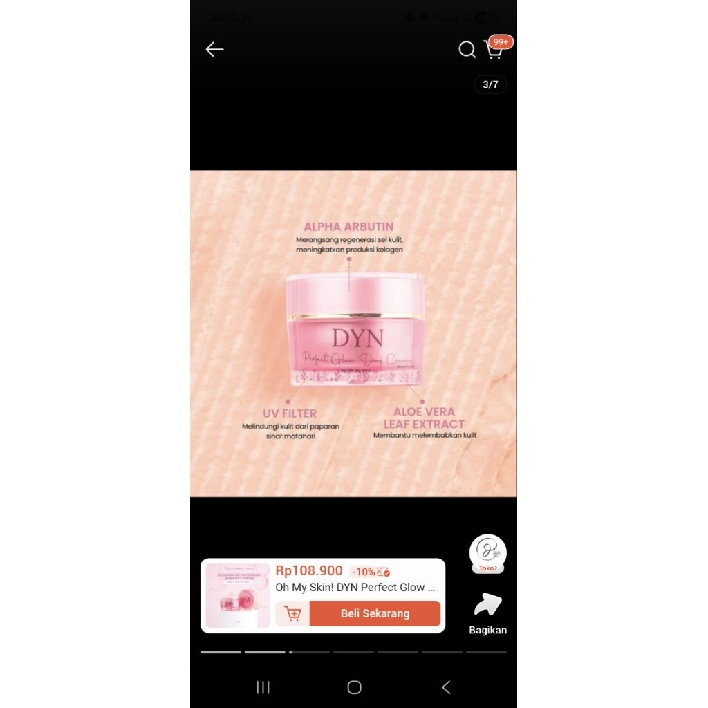 preloved day cream dyn