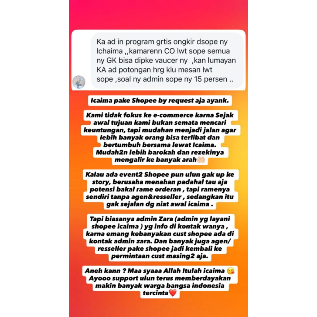 mukena icaima maryam ica (Terusan)