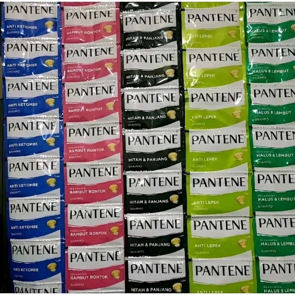 SAMPO PANTENE  SACHET RENCENG 12 PCS 10 ML PANTENE ANTI LEPEK