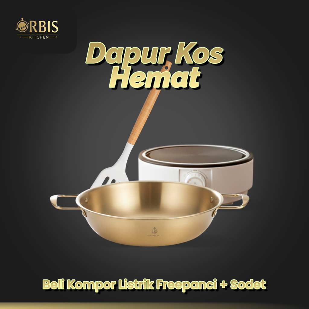 [ PROMO ] Beli Kompor Free Wajan Korea + Sodet | Kompor Listrik Inframerah Portable Low Watt
