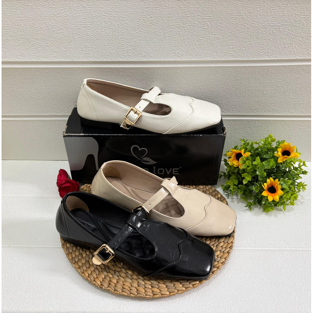 FLATSHOES GREEN LOVE