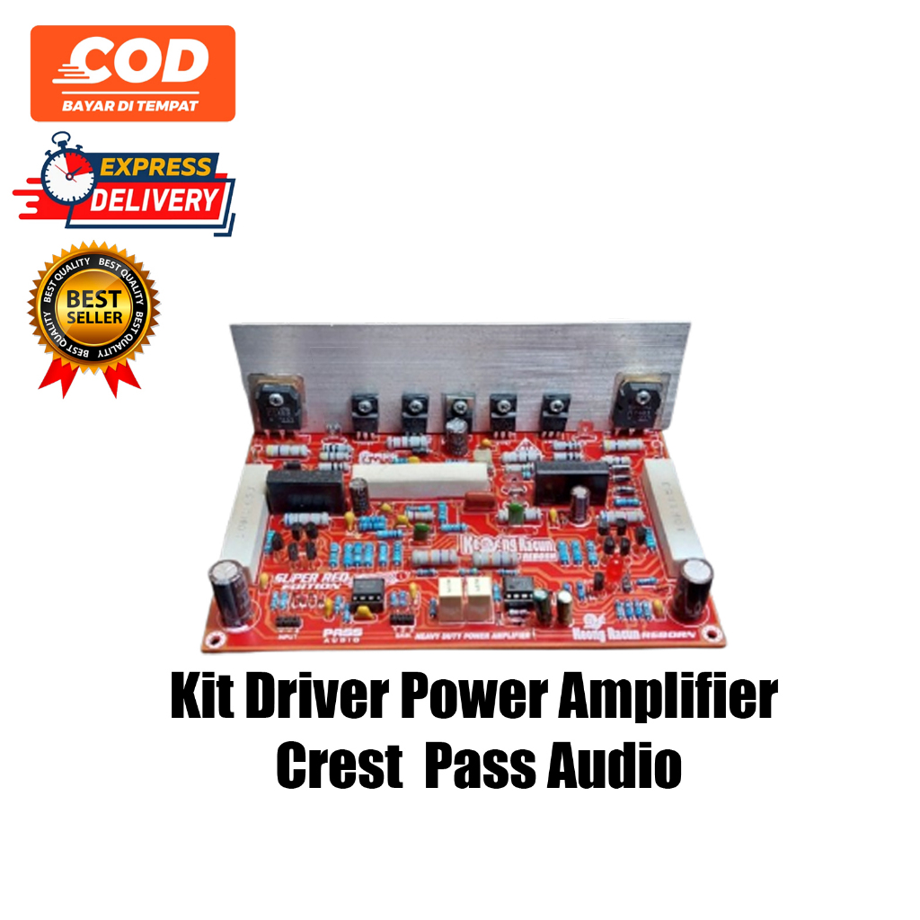 Kit driver Power Amplifier Crest  Pass Audio / KIT DRIVER POWER KREST / Kit Power Kress / drifer  po