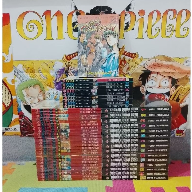 komik full set tamat gto 1-25 end + shonan junai Gumi 1-15 end + shonan 14 days 1-9 end + one shot b