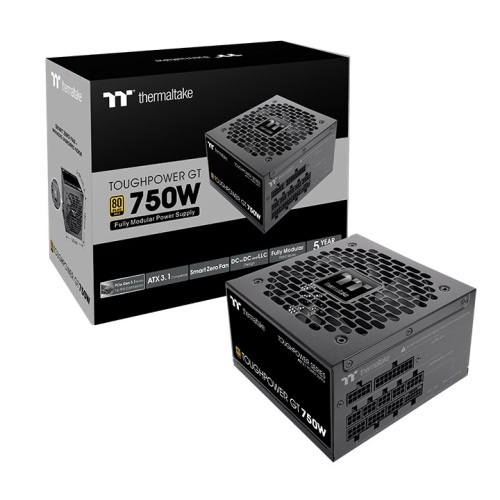 Thermaltake Toughpower GT 750W - Sumber Daya PC ATX 3.1 80 PLUS Gold 750W Full Modular Hitam