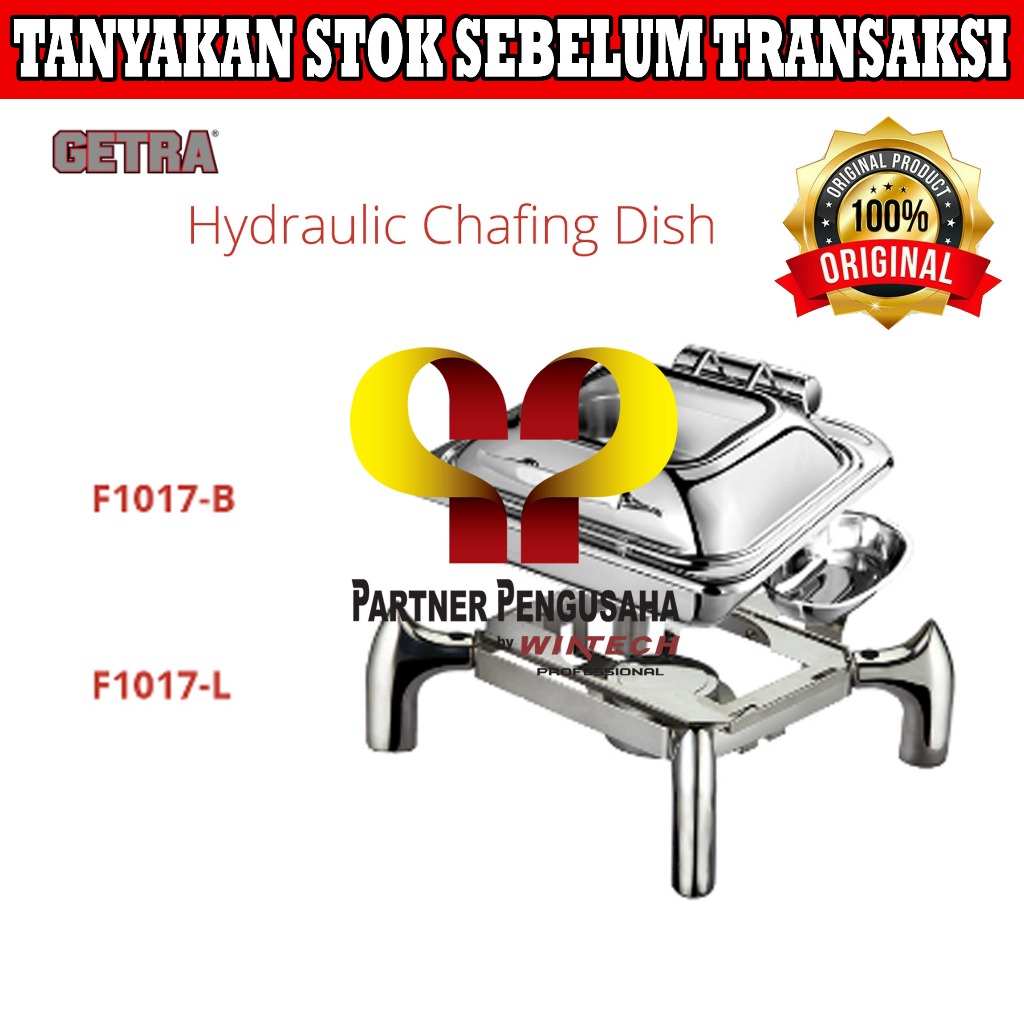 Getra F1017-B & F1017-L Hydraulic Chafing Dish - Penghangat Makanan / Chafing Dish