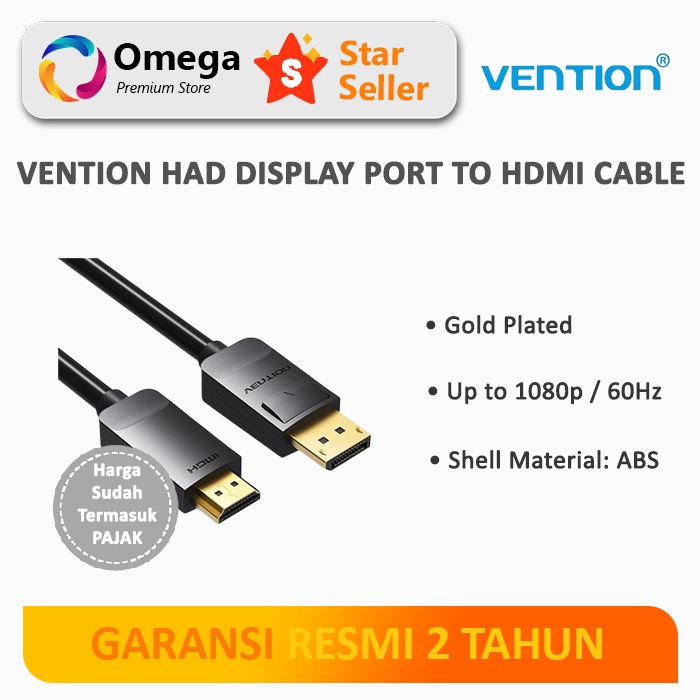 Vention HAD Kabel DisplayPort to HDMI