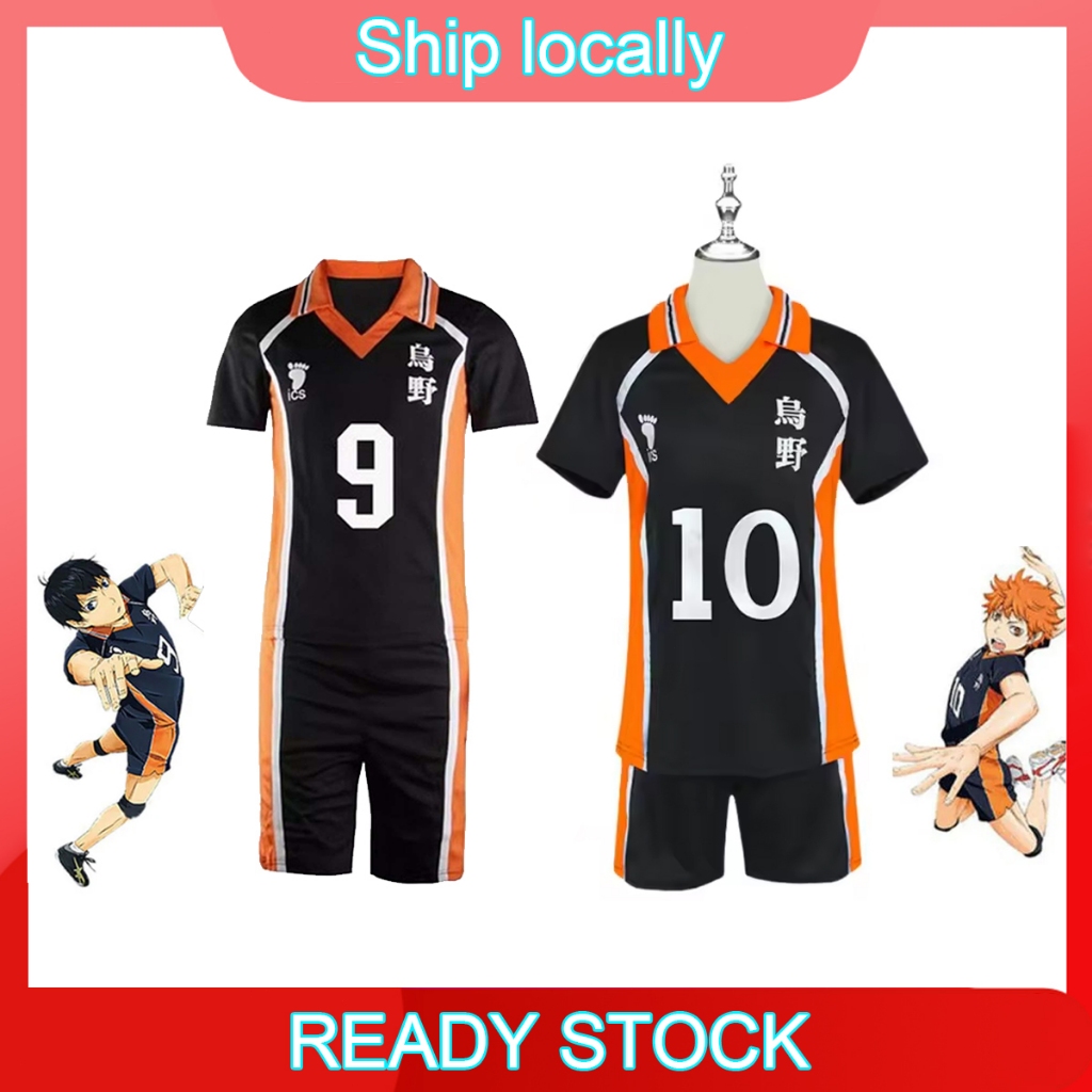 Haikyu Seragam Kostum Animasi Bola Voli Remaja Seragam Cosplay Jersey Seragam Tim Bola Voli Universi