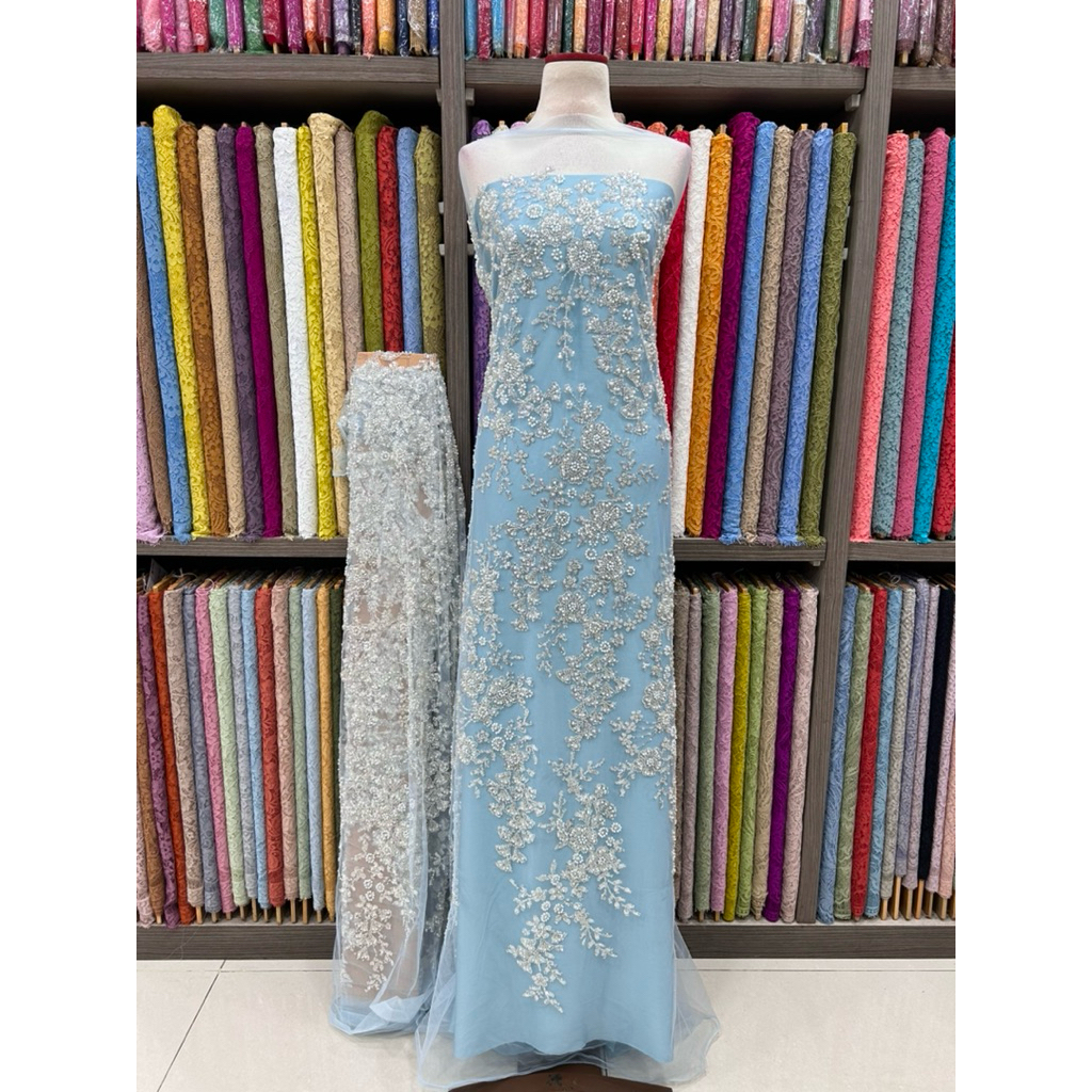 Tulle Accessories/Tulle Payet/Tulle Bordir Payet/Tulle Bordir/Brukat tulle D#tgm3