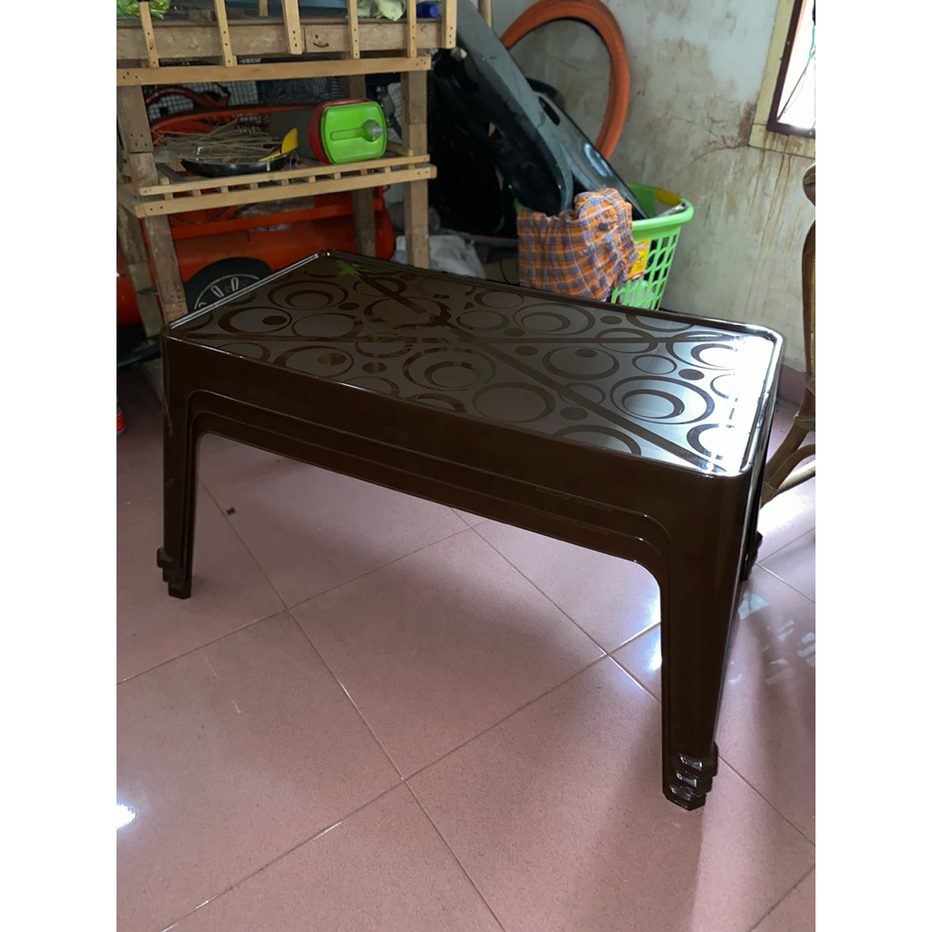 MEJA PANJANG / MEJA TAMU PLASTIK / MEJA TERAS BESTAR PANJANG