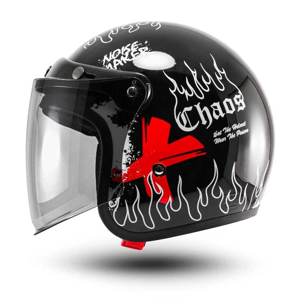 Helm Rsix Retro Bogo Pria Wanita SNI Terbaru Motif Vintage Custom