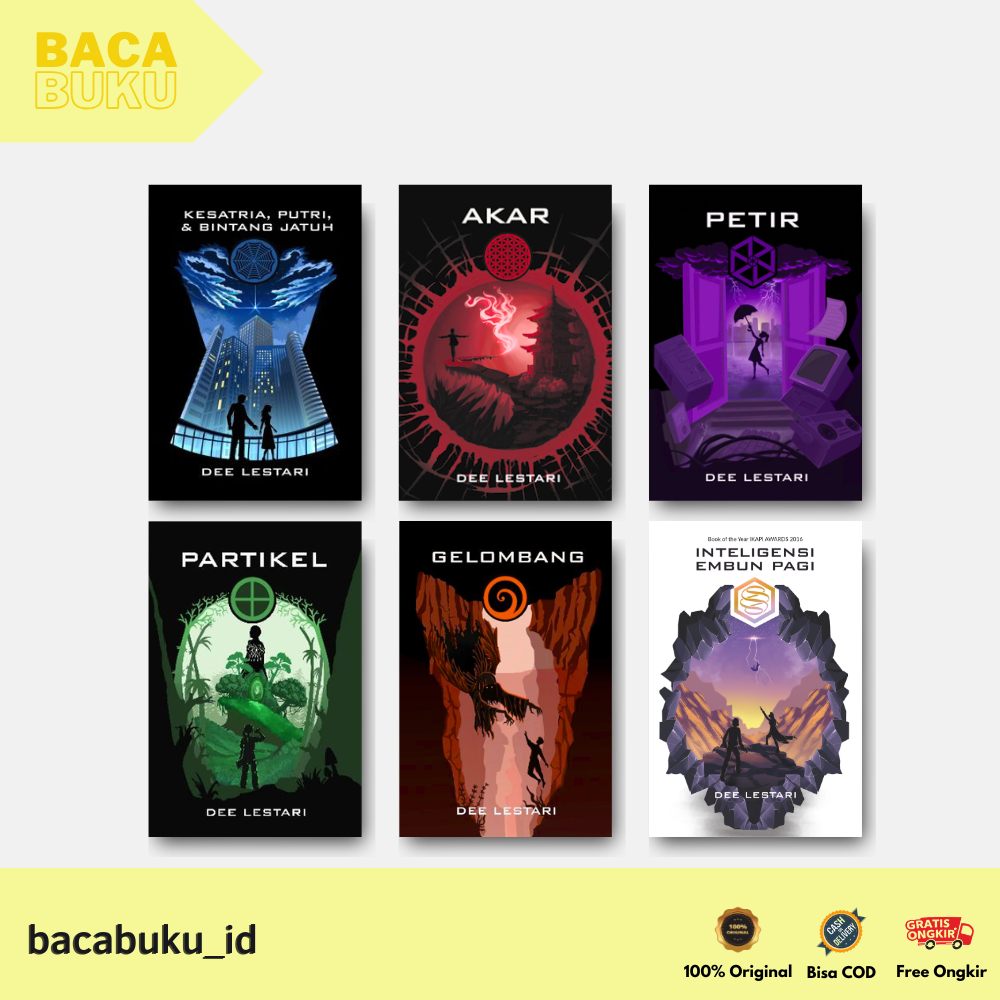 NOVEL SUPERNOVA 1: Kesatria, Putri, dan Bintang Jatuh Republish 1, SUPERNOVA 2: Akar, SUPERNOVA 3: P