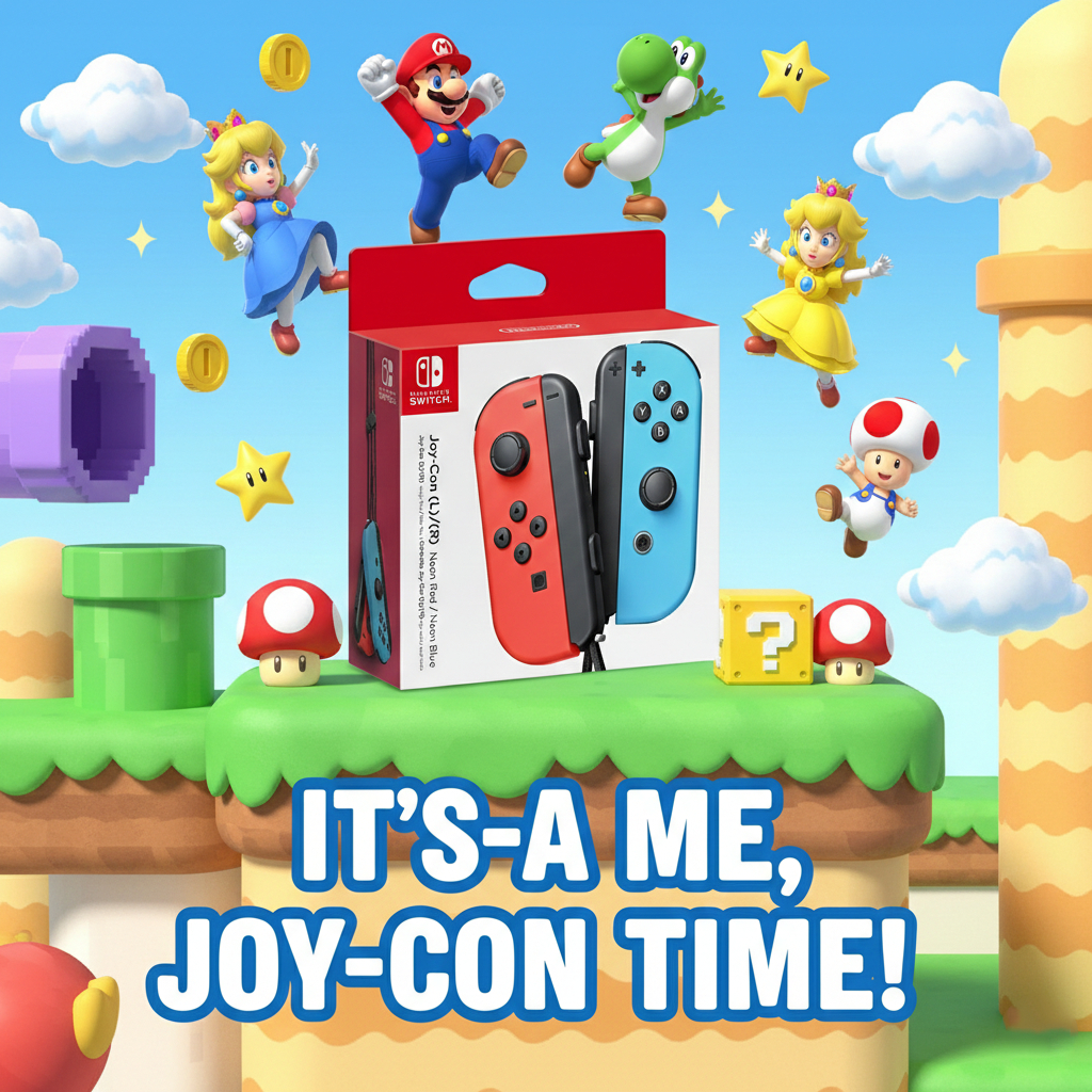 Nintendo Switch Joycon Neon Blue Red  second bukan original