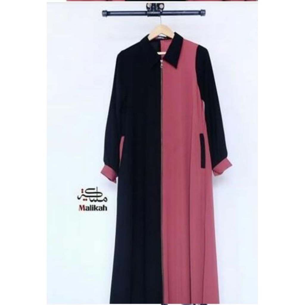 Two Sides Abaya Malikah PL set khimar