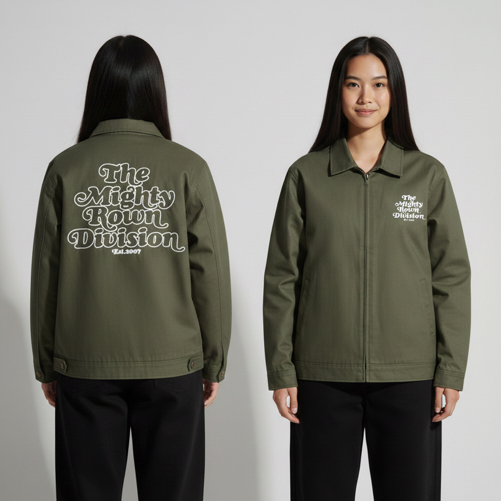 Rown Division Deck Jacket || Centauri Green Jaket Kanvas