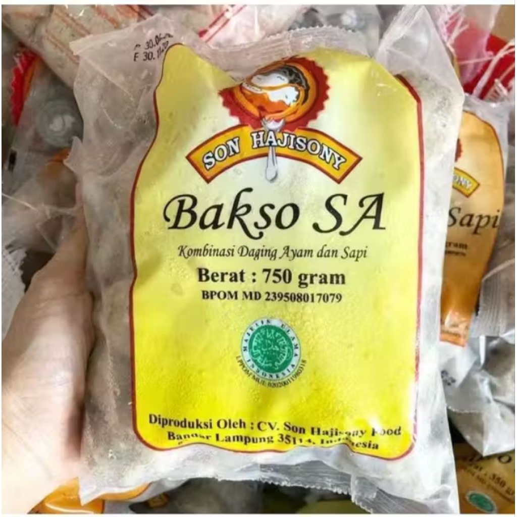 Bakso Sapi Ayam 750 Gram - Rasa Original, Isi Lengkap, 40 Pentol