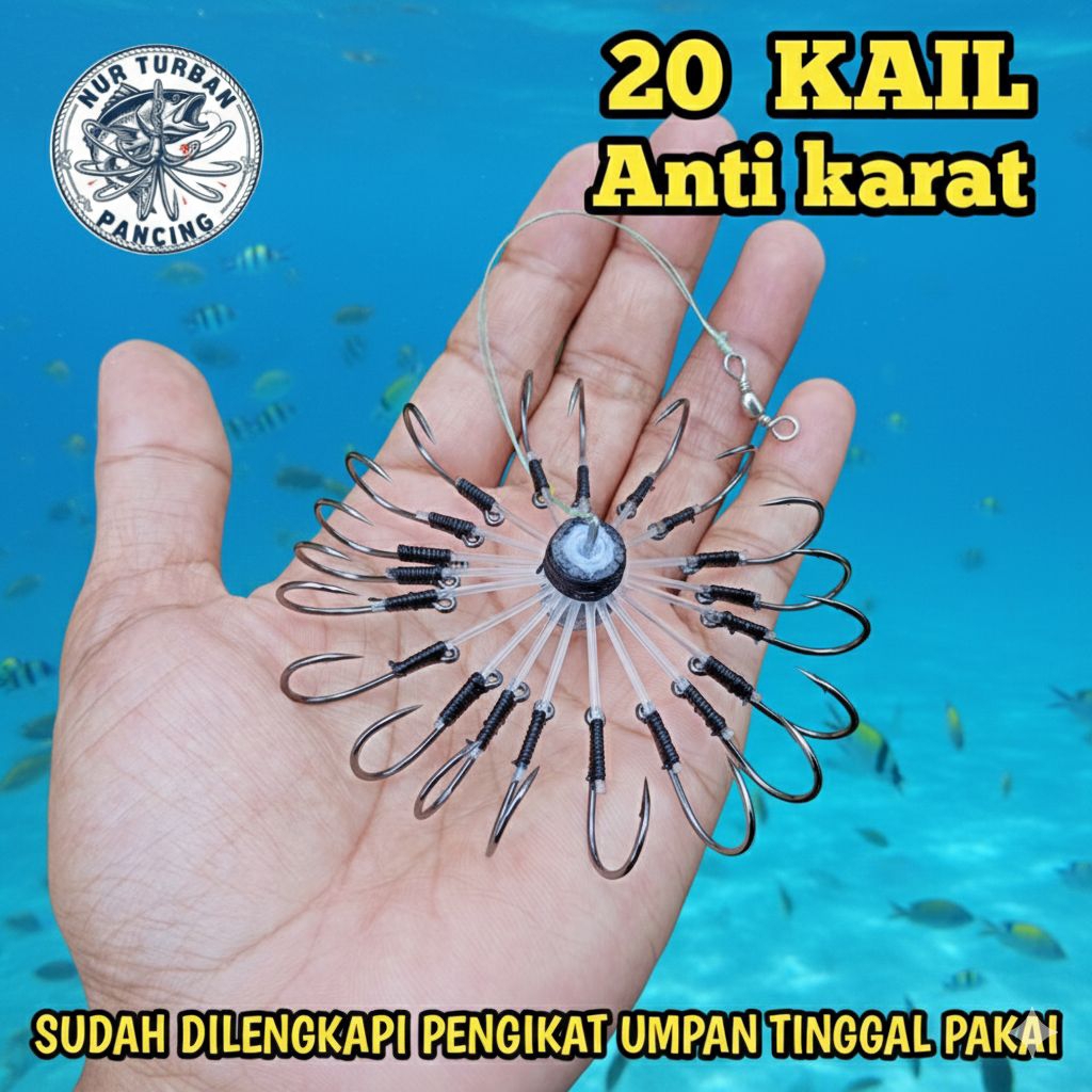 kail garong 20 mata kail anti karat