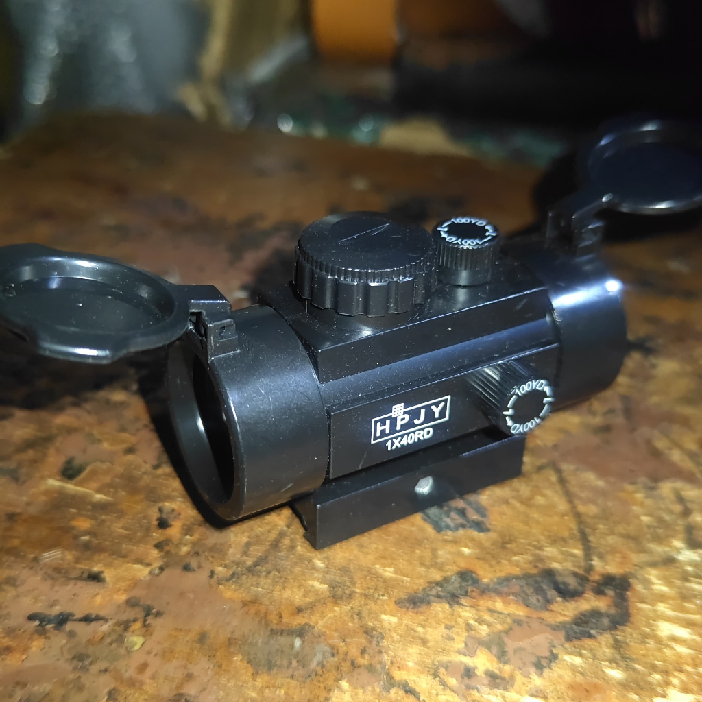 Dummy Reddot 1x40 Untuk WGG / WGB Dart Blaster Spring Rail 22mm