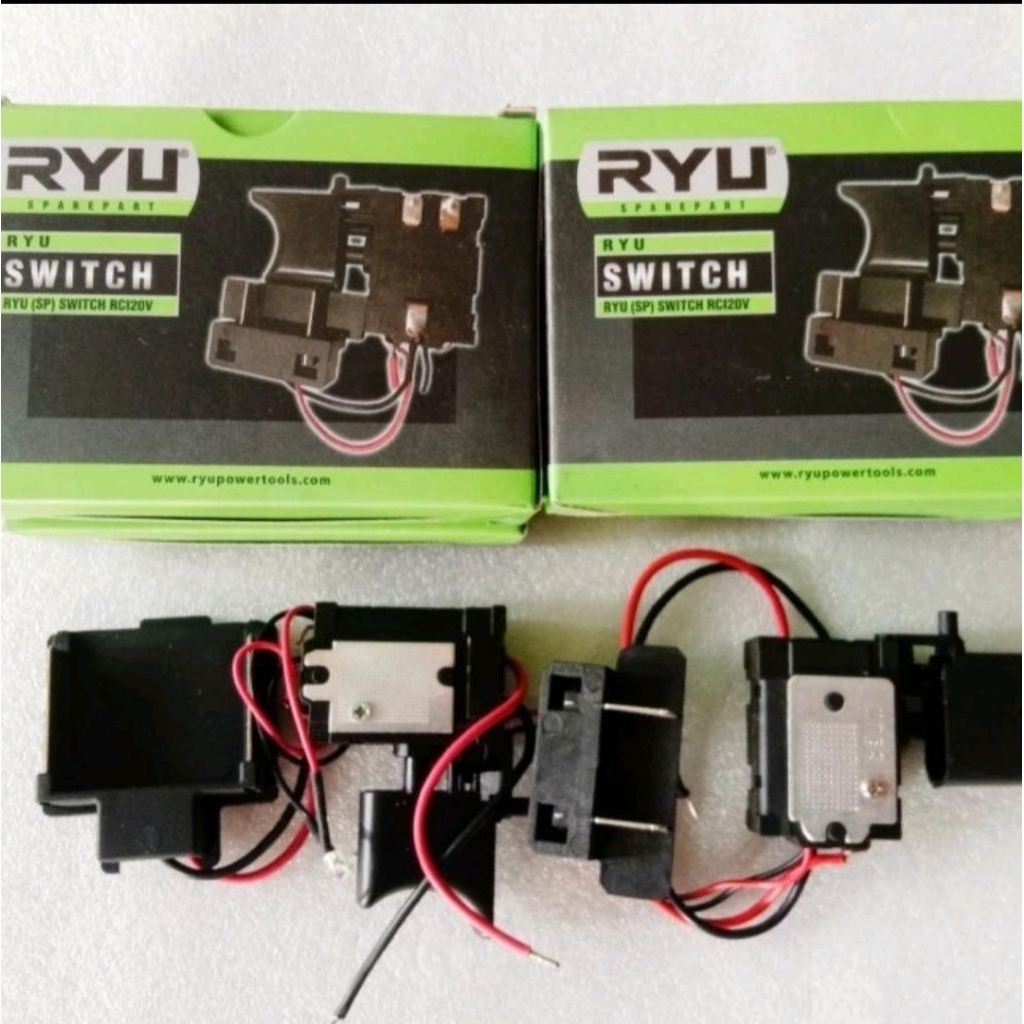 SWITCH RYU RCI20V ORIGINAL SAKLAR ONOFF MESIN BOR BATTERY RYU 20V RCI 20V BOR CORDLESS RYU RCI20V OR