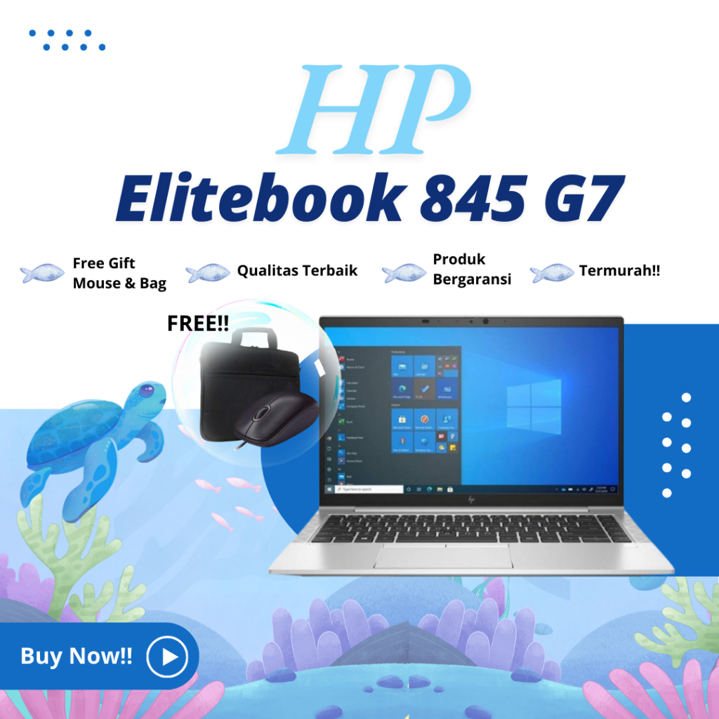 Laptop HP Elitebook 845 G7 AMD Ryzen 3 PRO RAM 8GB SSD 256GB