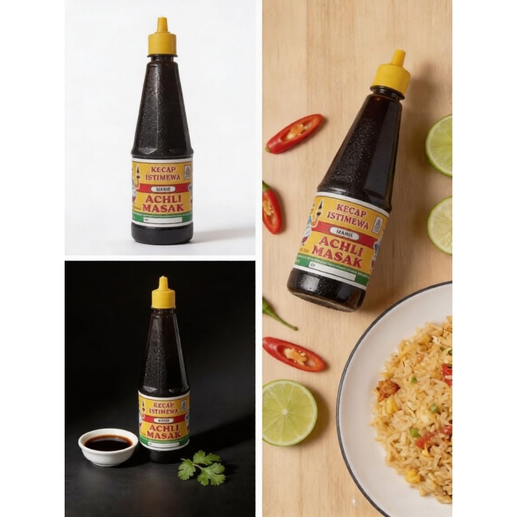 KECAP MANIS ACHLI MASAK 300 ml kemasan botol plastik 100% HALAL