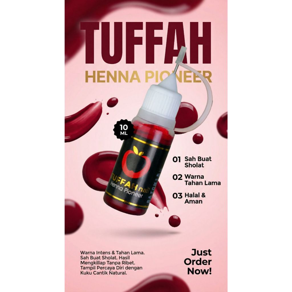 Tuffah Nail Henna/Khadija Nail Henna/Cetar Nail Henna GROSIR | Request