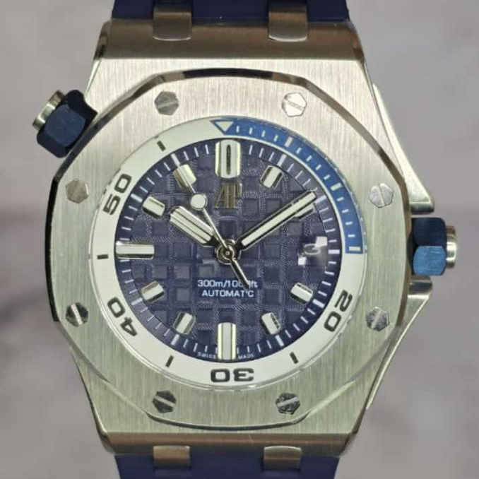 JAM TANGAN PRIA WEAP DIVER STRAP RUBBER JAPAN MATIC 42MM FULLSET