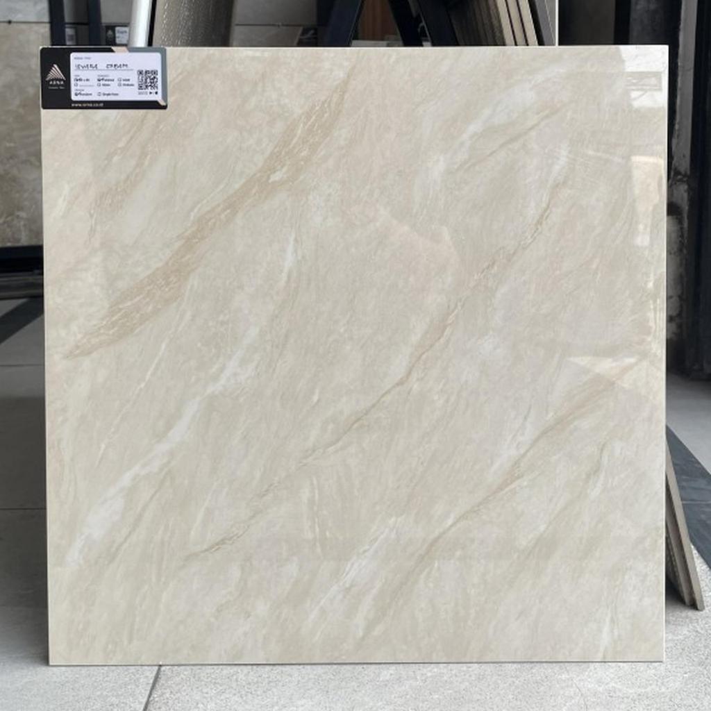 Granit 60x60 Cream ARNA Isvara Cream | Granit Lantai 60x60 Glossy Premium