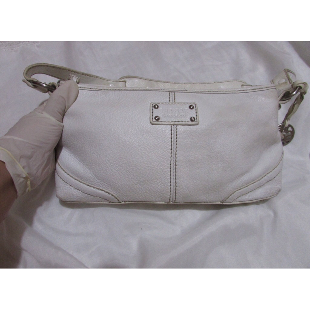 The Sak Shoulder White Bag Leather