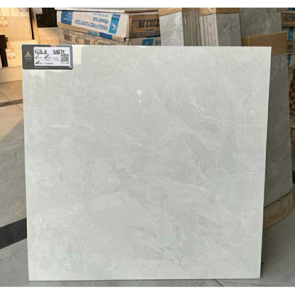 Granit Murah Terbaru 60x60 ARNA Nala White | Granit Lantai Motif Minimalis Modern