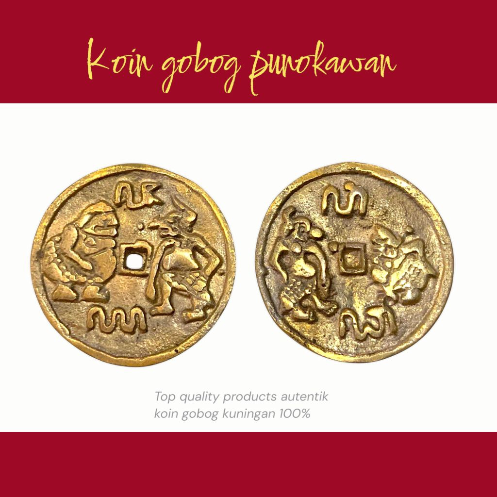 koin punokawan kuningan koin gobog perunggu
