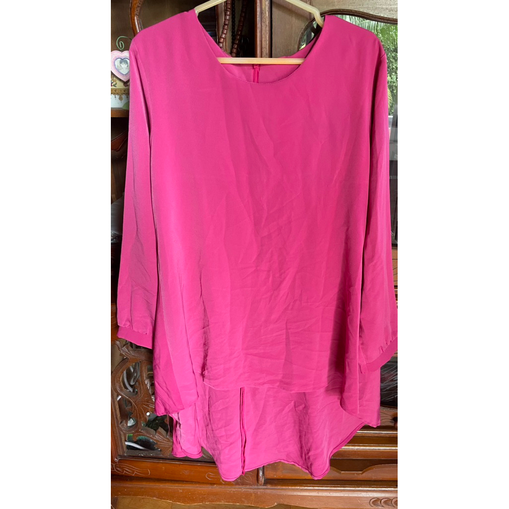 blouse pink fuschia