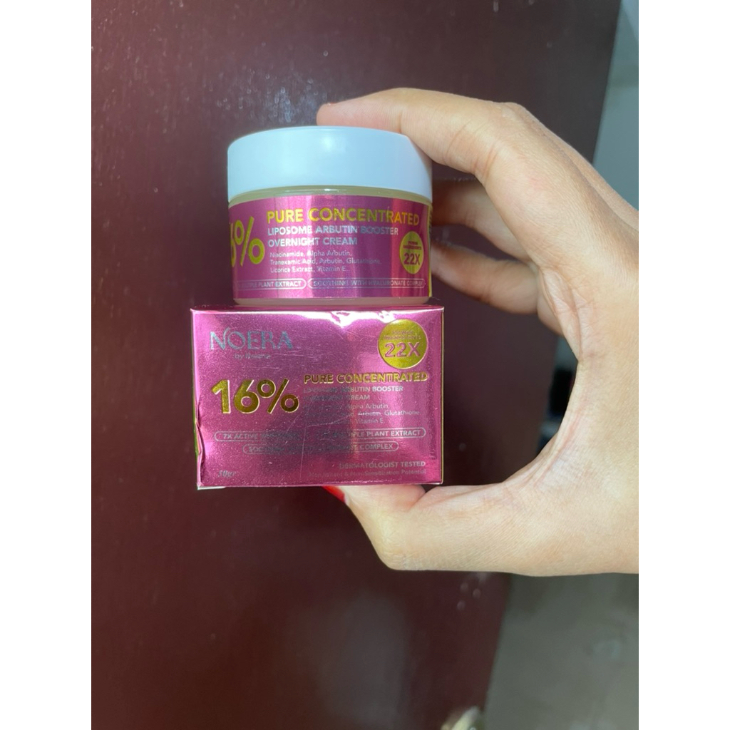 Preloved Noera HB Muka (Cream Malam) / skincare whitening noera second bekas murah original