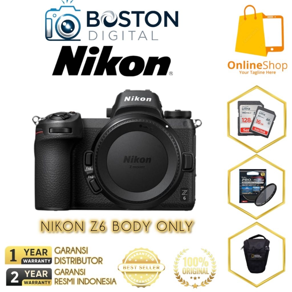 NIKON Z6 BODY ONLY / CAMERA NIKON Z6 BODY ONLY
