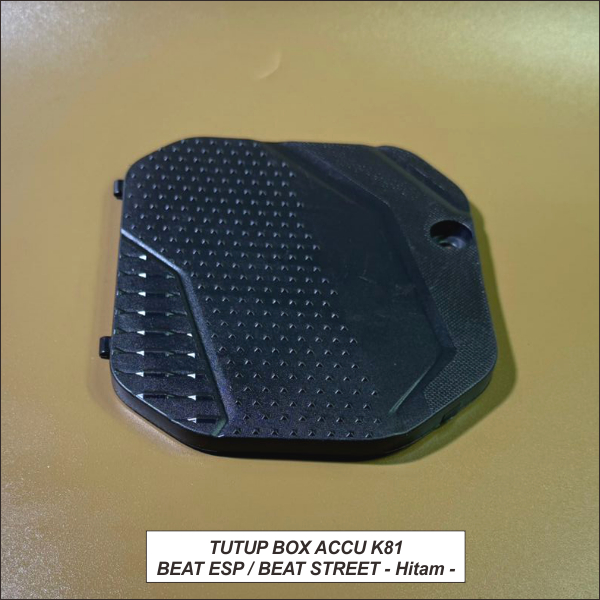 Tutup Box Accu K81 - Hitam / Beat Esp  Beat Street