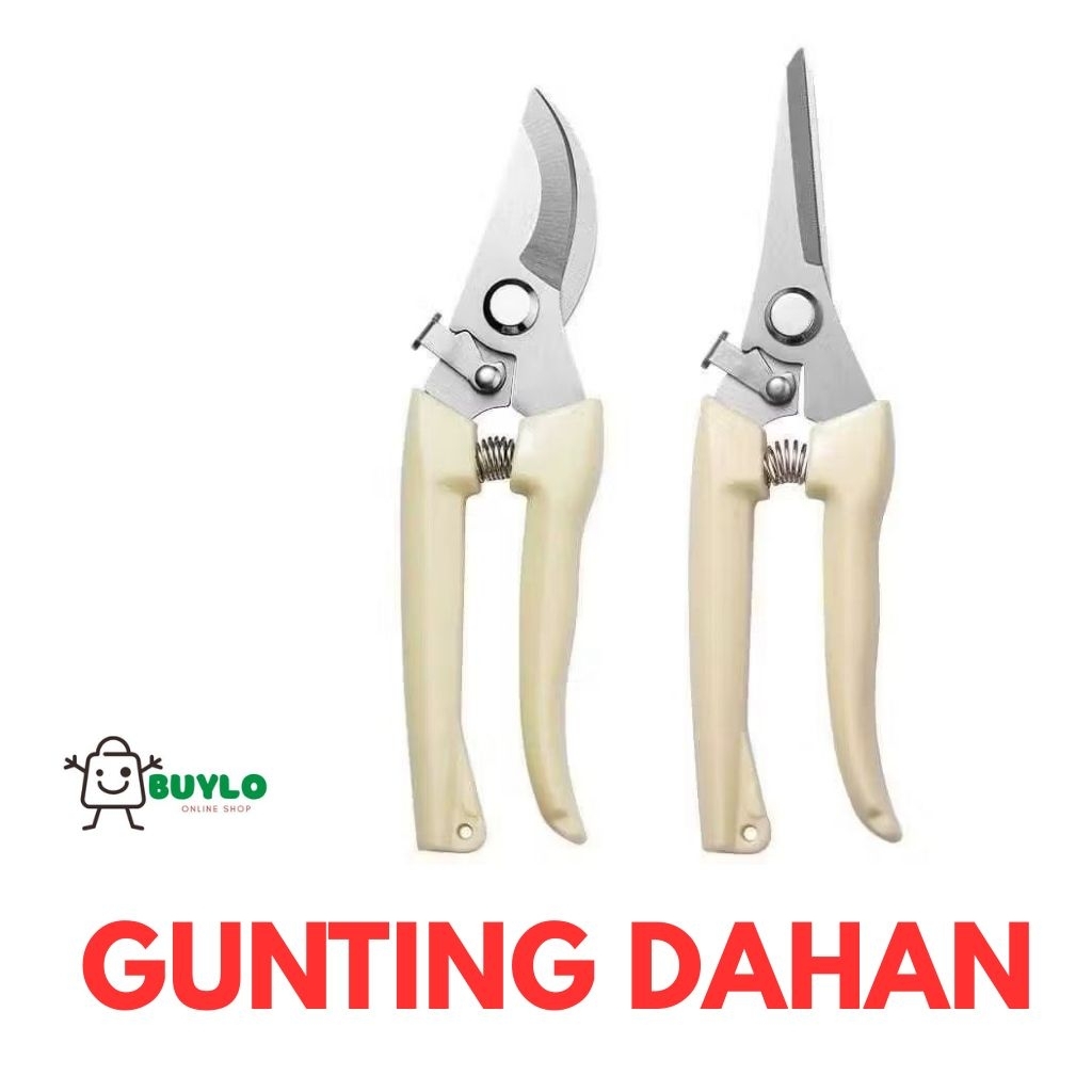 Gunting Dahan Lurus Ranting Bunga Tanaman