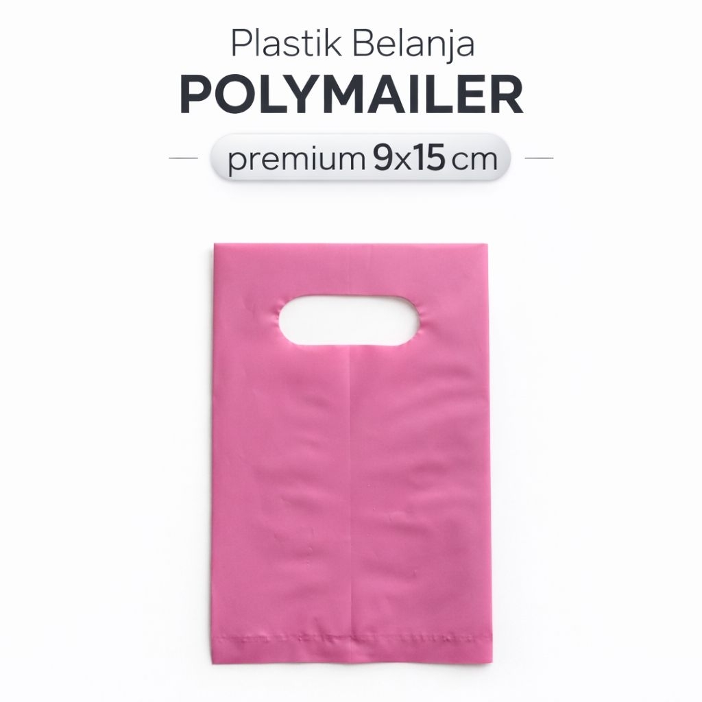 Tas Plastik Pink Mini 9x15 cm – Kemasan Souvenir & Snack