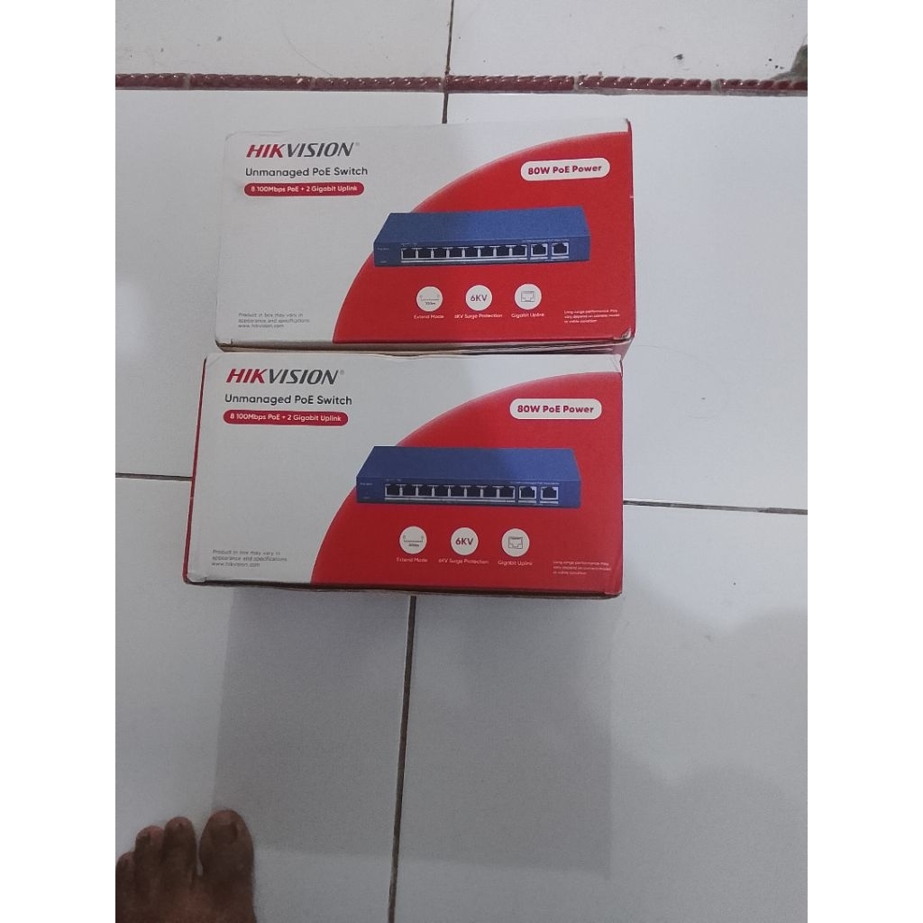 hikvision switch poe 8 port + 2 uplink
