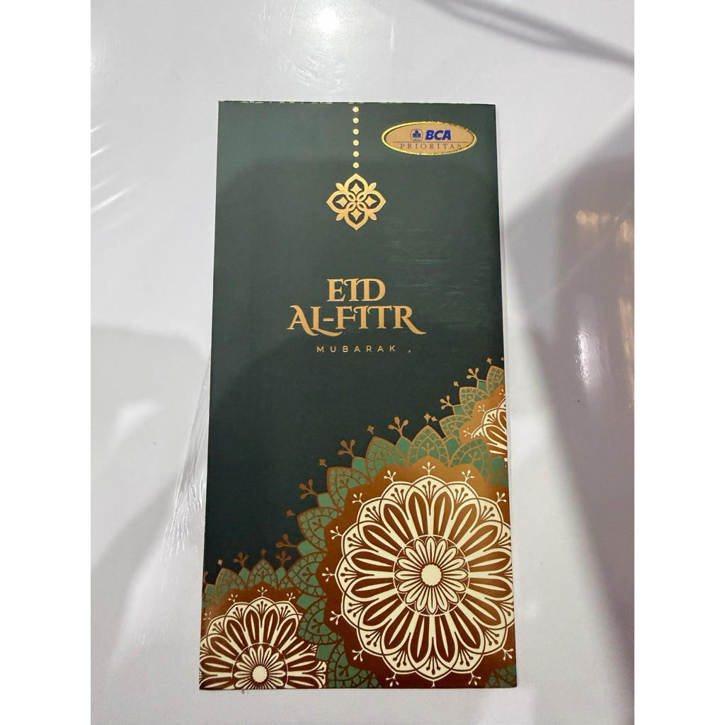 Amplop Hari Raya Idul Fitri Lebaran BCA Prioritas 2026 (Harga per pcs / 1 Lembar) / Angpao Uang BCA 