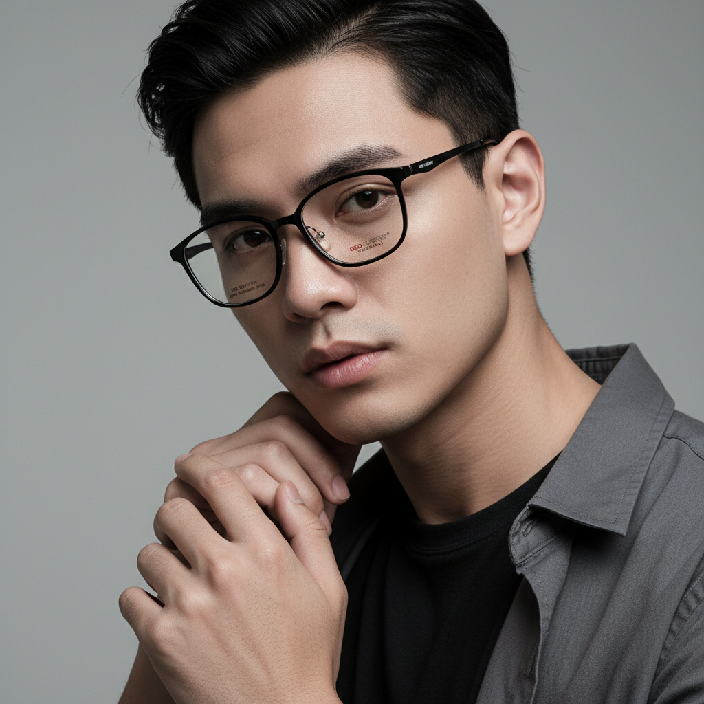 FRAME KACAMATA ORIGINAL RED CHERRY 1057 LEBAR FRAME 135 SIZE 52 BRIDGE 17