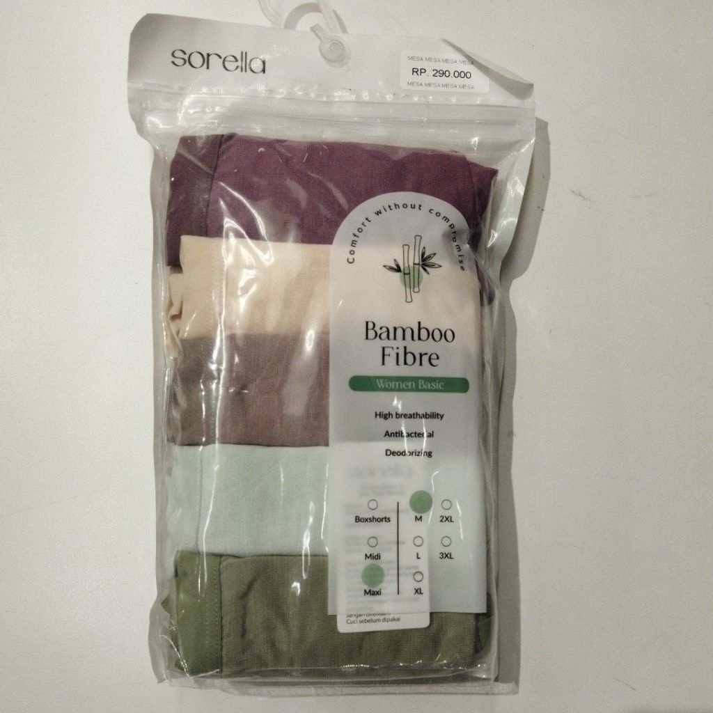 sorella celana dalam bamboo fiber