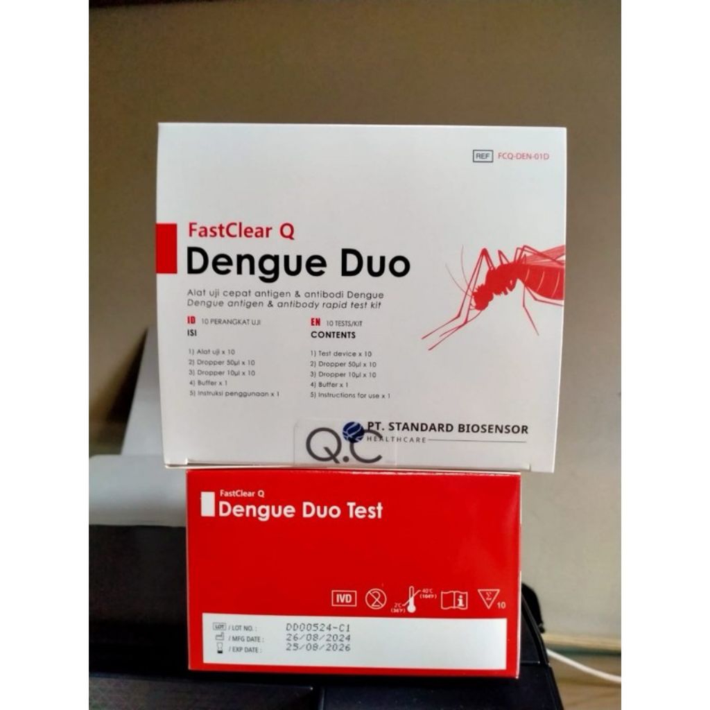 fastclear Q dengue combo isi 10 pcs