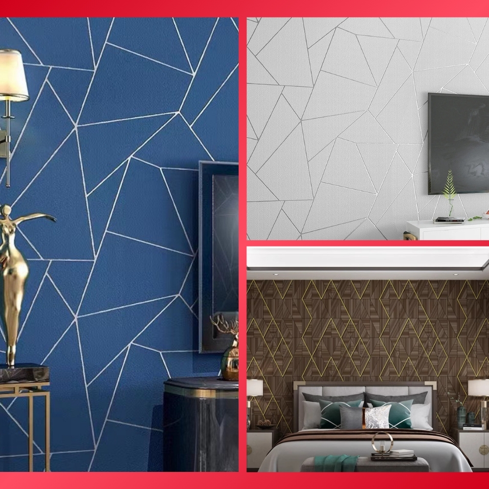 [Bisa COD] Stiker Dinding Ruang Tamu Walpaper Dapur Wallpaper Dinding Motif Keramik Walpaper Keramik