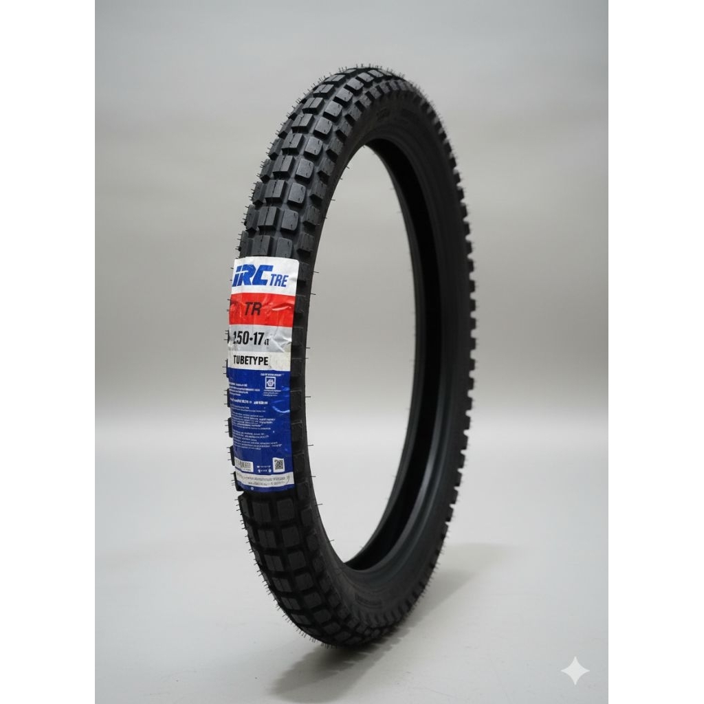 Ban Motor Semi Trail IRC 250-17 Tahan Banting, Tidak Licin di Jalan Basah, Kompatibel Ring 17