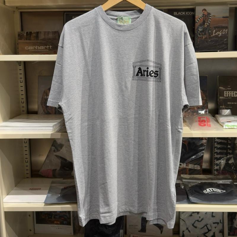 ARIES ARISE - TEMPLE LOGO I’M WITH ARIES SS TSHIRT (GRAY)