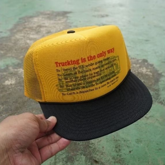Topi Trucker Vintage