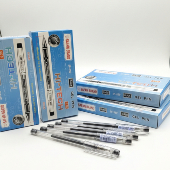 [1 PACK 12 PCS] Pulpen Ballpoint Pena Polpen Hi tech Hi-Tech Hitech 0.28 mm murah bagus Safari Brand