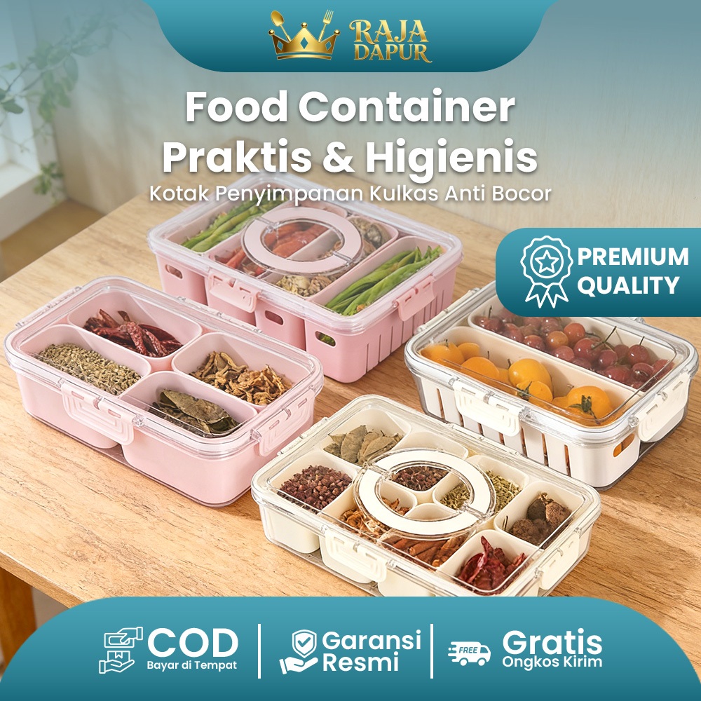 Raja Dapur Kotak Penyimpanan Kulkas Kontainer Kulkas Food Kontainer Kotak Penyimpanan Kulkas Akrilik